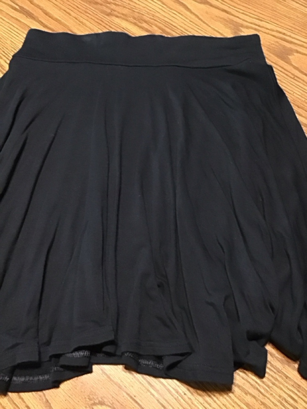 Women’s size large Chapstick Black Women's Skater Skirt - Classic Flared Style